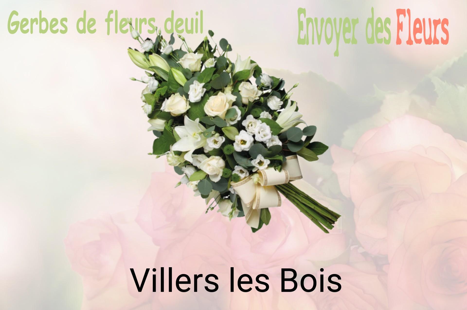 Gerbe de fleurs de deuil livrée à Villers-les-Bois